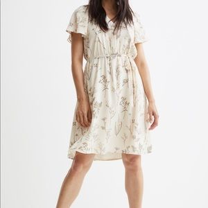 H&M Floral Chiffon Dress